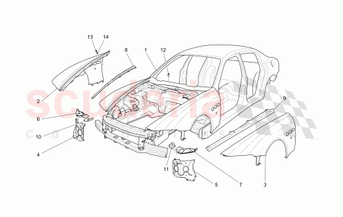 Part Diagram for Maserati 980139950
