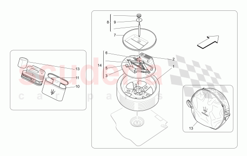 Part Diagram for Maserati 192481