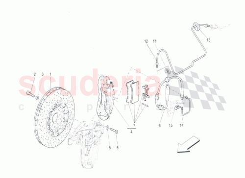 Part Diagram for Maserati 14311734