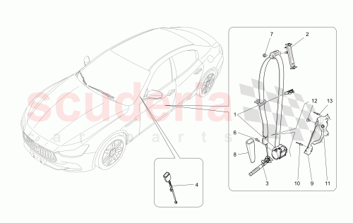 Part Diagram for Maserati 670021640