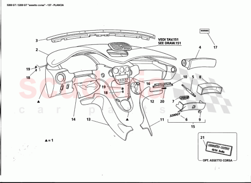 Part Diagram for Maserati 9810006