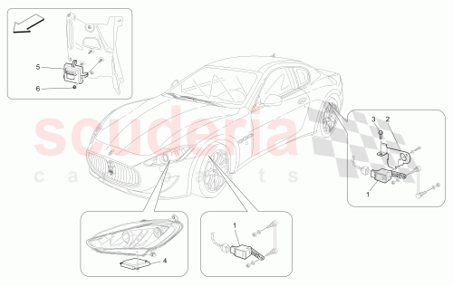 Part Diagram for Maserati 285372