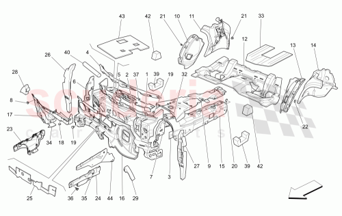 Part Diagram for Maserati 670009241