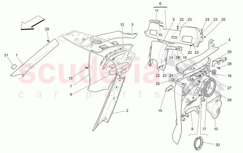 Part Diagram for Maserati 88640848
