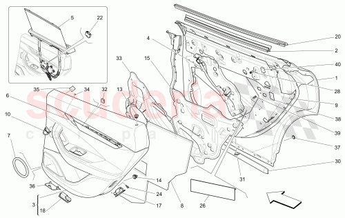Part Diagram for Maserati 673009991