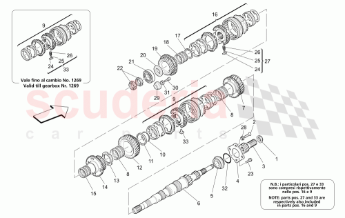 Part Diagram for Maserati 182329