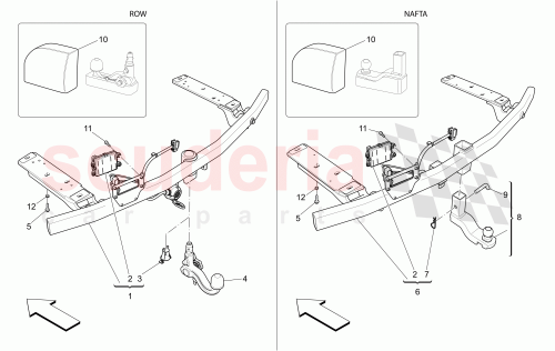 Part Diagram for Maserati 670101866