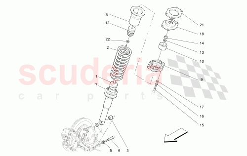 Part Diagram for Maserati 306178
