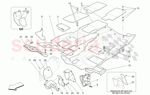 Part Diagram for Maserati 67728000