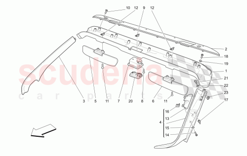 Part Diagram for Maserati 13299877