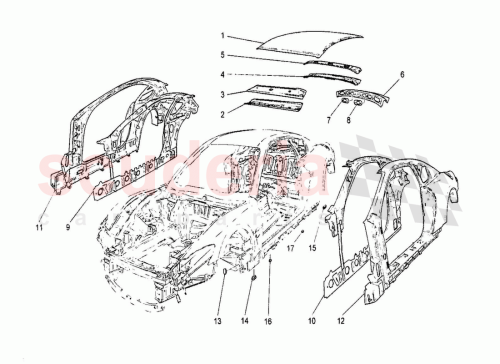 Part Diagram for Maserati 80004800