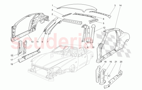 Part Diagram for Maserati 980138012