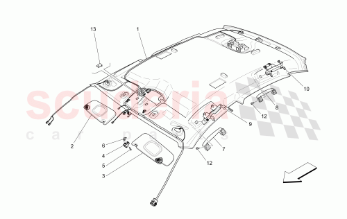 Part Diagram for Maserati 670061822