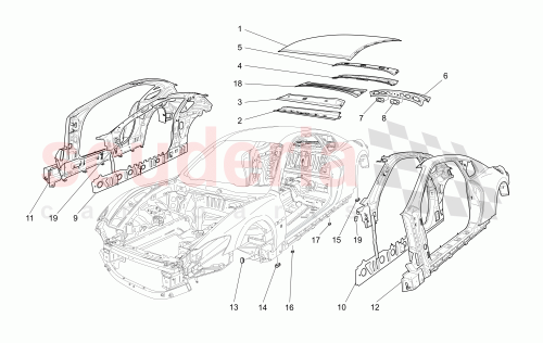 Part Diagram for Maserati 980145817