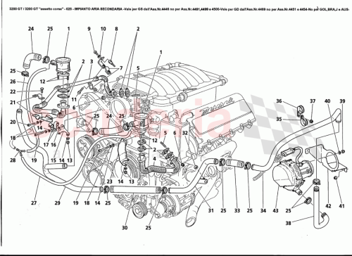 Part Diagram for Maserati 389201474