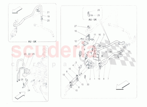 Part Diagram for Maserati 63994900