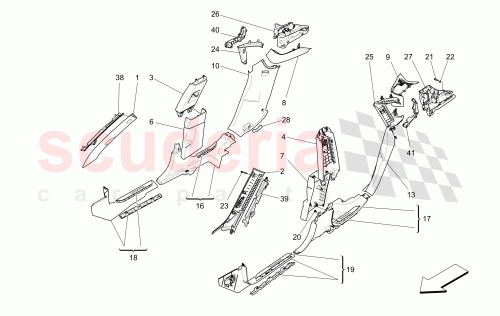 Part Diagram for Maserati 670035050