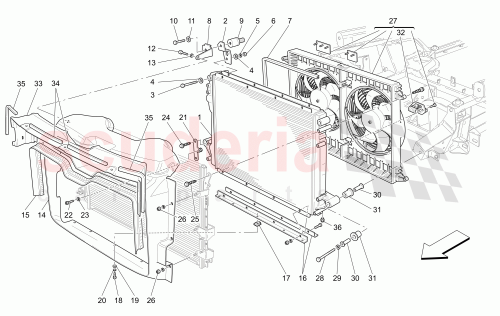 Part Diagram for Maserati 222535