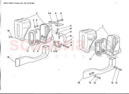 Part Diagram for Maserati 382400464