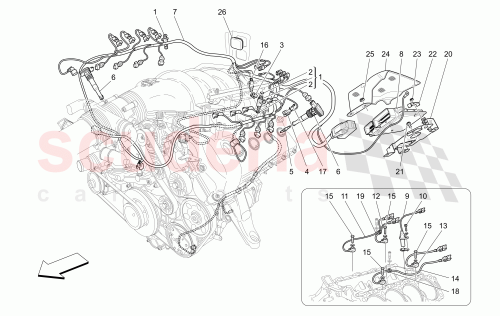 Part Diagram for Maserati 245268