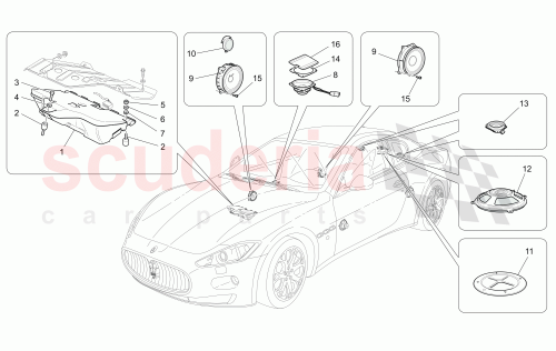 Part Diagram for Maserati 51786665