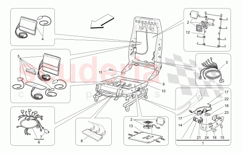Part Diagram for Maserati 980145095