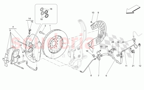 Part Diagram for Maserati 670034953