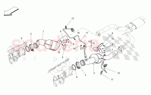Part Diagram for Maserati 670009085