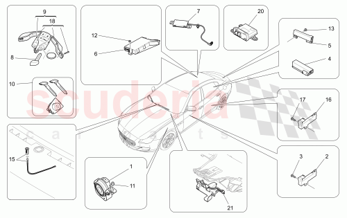 Part Diagram for Maserati 670105572