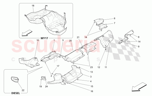 Part Diagram for Maserati 670004542