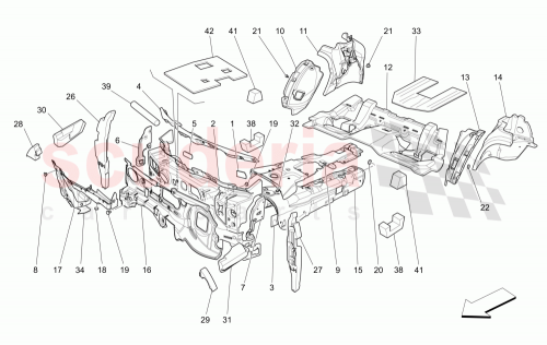 Part Diagram for Maserati 670038084