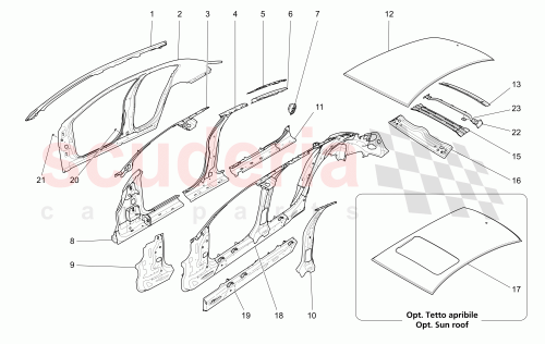 Part Diagram for Maserati 673001694