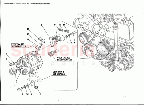 Part Diagram for Maserati 578080100