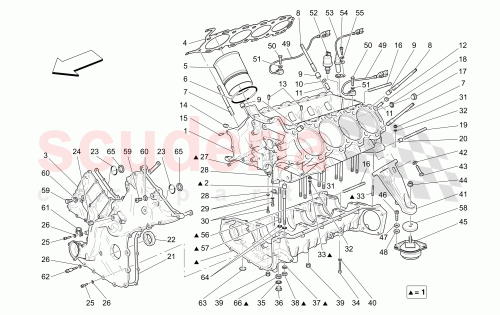 Part Diagram for Maserati 736041040