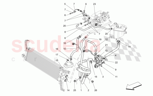 Part Diagram for Maserati 670007517