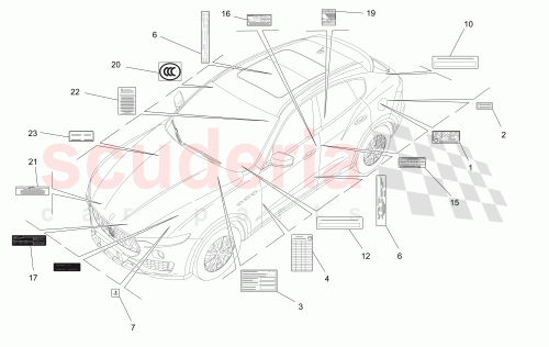 Part Diagram for Maserati 980156678