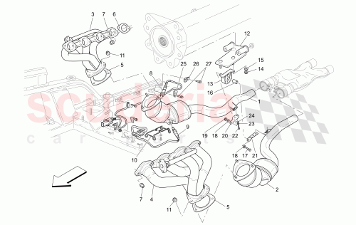 Part Diagram for Maserati 220856