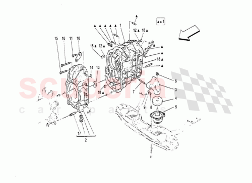 Part Diagram for Maserati 196865
