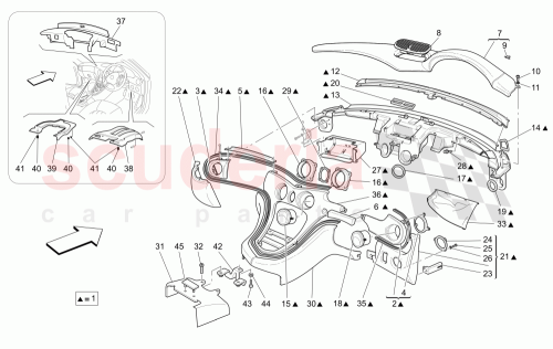 Part Diagram for Maserati 69827331