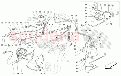 Part Diagram for Maserati 208039
