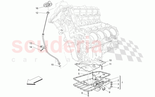 Part Diagram for Maserati 228496