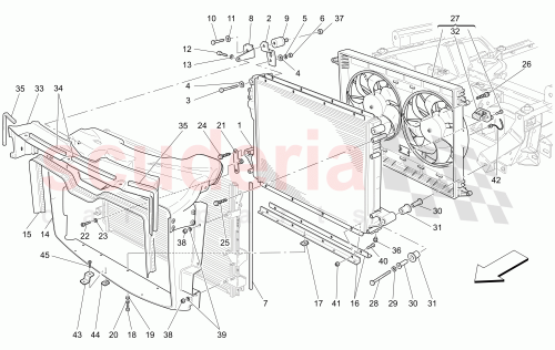 Part Diagram for Maserati 223561