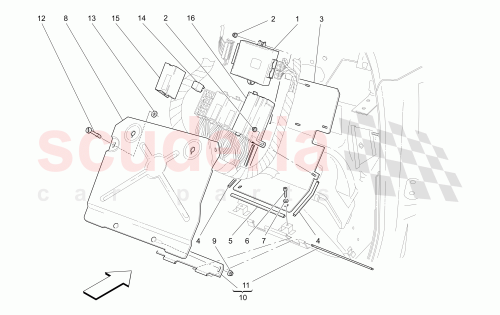Part Diagram for Maserati 185960