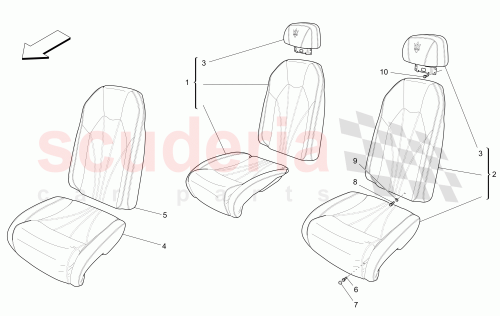 Part Diagram for Maserati 959721100