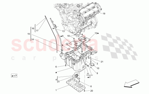 Part Diagram for Maserati 46334521