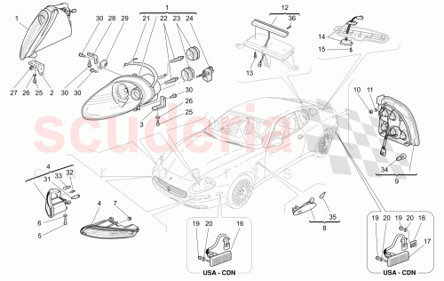 Part Diagram for Maserati 190713050