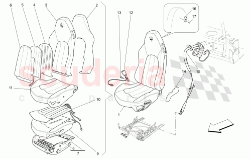 Part Diagram for Maserati 984361500
