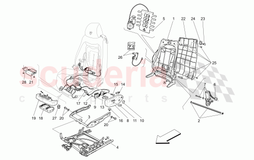 Part Diagram for Maserati 980145089