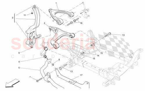 Part Diagram for Maserati 670031995
