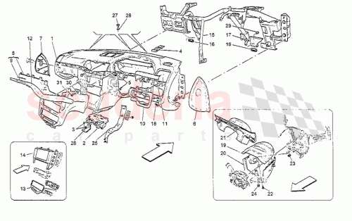 Part Diagram for Maserati 69997300